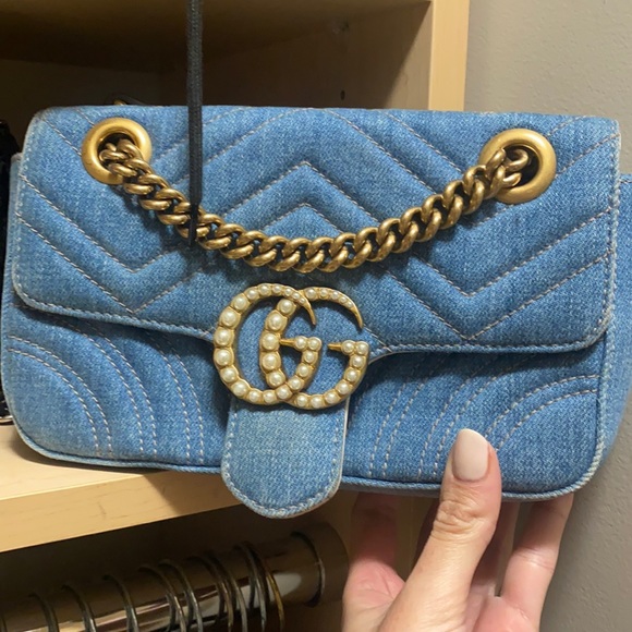 Gucci Marmot Denim bag - Picture 1 of 1